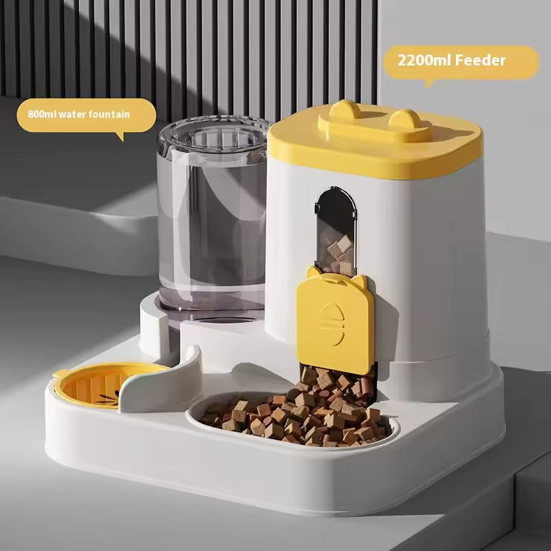 Automatic Dog Cat Feeder and Water Dispenser