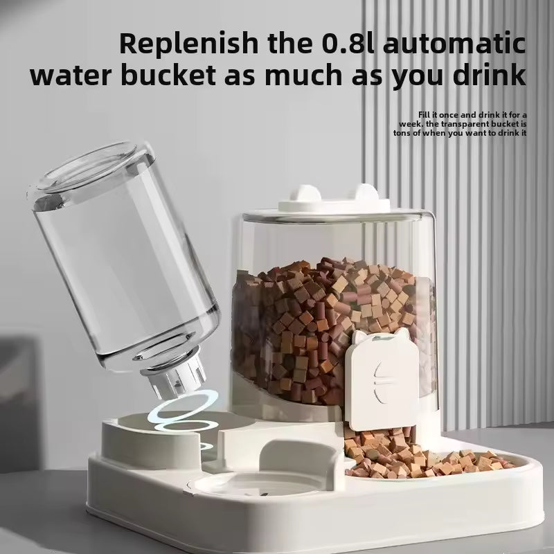 Automatic Dog Cat Feeder and Water Dispenser