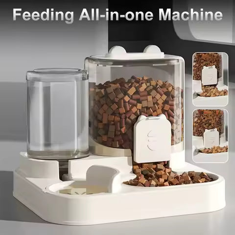 Automatic Dog Cat Feeder and Water Dispenser